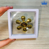 Fidget Spinner Metalico Antiestres Tornasol Dorado Formas