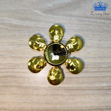 Fidget Spinner Metalico Antiestres Tornasol Dorado Formas