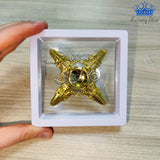 Fidget Spinner Metalico Antiestres Tornasol Dorado Formas