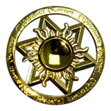 Fidget Spinner Metalico Antiestres Tornasol Dorado Formas
