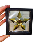 Fidget Spinner Metalico Antiestres Tornasol Dorado Formas