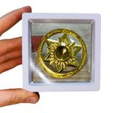 Fidget Spinner Metalico Antiestres Tornasol Dorado Formas