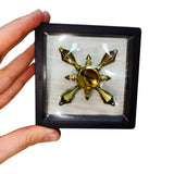 Fidget Spinner Metalico Antiestres Tornasol Dorado Formas