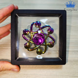 Fidget Spinner Metalico Antiestres Tornasol Dorado Formas