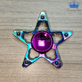 Fidget Spinner Metalico Antiestres Tornasol Dorado Formas