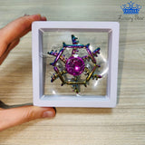 Fidget Spinner Metalico Antiestres Tornasol Dorado Formas