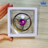 Fidget Spinner Metalico Antiestres Tornasol Dorado Formas