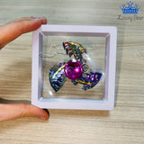 Fidget Spinner Metalico Antiestres Tornasol Dorado Formas