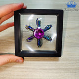 Fidget Spinner Metalico Antiestres Tornasol Dorado Formas