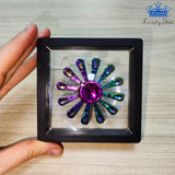 Fidget Spinner Metalico Antiestres Tornasol Dorado Formas