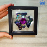 Fidget Spinner Metalico Antiestres Tornasol Dorado Formas