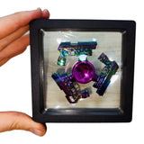 Fidget Spinner Metalico Antiestres Tornasol Dorado Formas