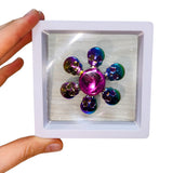 Fidget Spinner Metalico Antiestres Tornasol Dorado Formas