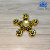 Spinner Estrella Metalizado 5 Puntas Colores Antiestres