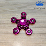 Spinner Estrella Metalizado 5 Puntas Colores Antiestres