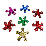 Spinner Estrella Metalizado 5 Puntas Colores Antiestres