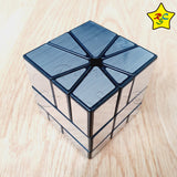 Square-1 Mirror Axis Plateado Shengshou Cubo Magnetico