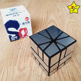 Square-1 Mirror Axis Plateado Shengshou Cubo Magnetico