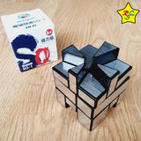 Square-1 Mirror Axis Plateado Shengshou Cubo Magnetico
