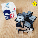 Square-1 Mirror Axis Plateado Shengshou Cubo Magnetico
