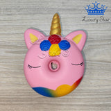 Squishy Dona Unicornio Rosado Espichable Antiestres Suave