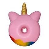 Squishy Dona Unicornio Rosado Espichable Antiestres Suave