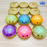 Squishy Antiestres Dumplings Escarcha Colores Espichables Bola Suave