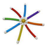 Sticks Magneticos Tubos Flexibles x18 Figuras Construcción