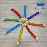 Sticks Magneticos Tubos Flexibles x18 Figuras Construcción