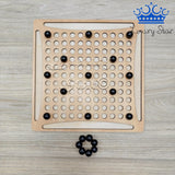 Tablero 2 en 1 Campo Magnetico Parques Juego Mesa Madera