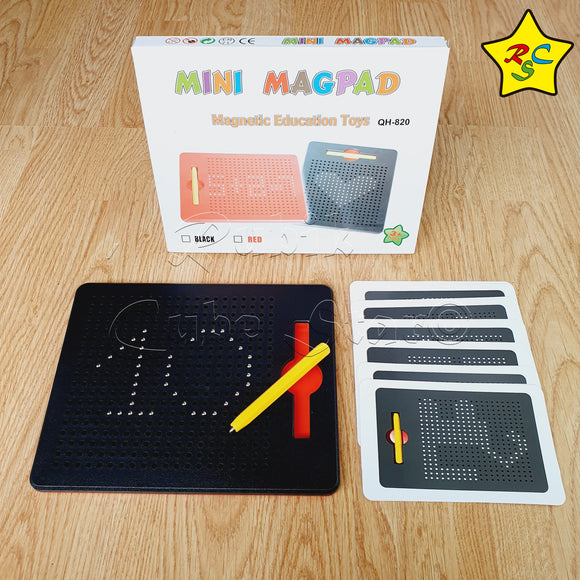 Tablero Magico Esferas Magneticas Figuras Lapiz Iman