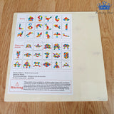 Juego Tangram 4 En 1 Colores Madera Figuras Rompecabezas