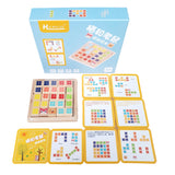Tangram Tetris Madera Colores Perro Gato + Tarjetas Retos