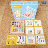 Tangram Tetris Madera Colores Perro Gato + Tarjetas Retos