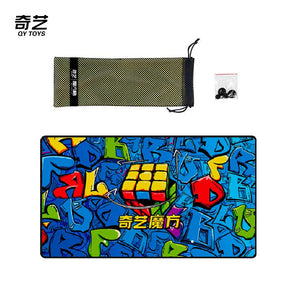 Stack Mat Tapete Speedcubing Qiyi Cubo Original Hand Graffiti