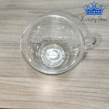 Taza Doble Fondo Vidrio Transparente 200 ML Cafe Bebidas