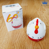 Temporizador Gallina Cocina Cronometro Manual Preparacion - Blanco/rojo - Gallina