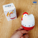 Temporizador Gallina Cocina Cronometro Manual Preparacion - Blanco/rojo - Gallina