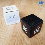 Temporizador Pomodoro Digital Cubo 15 20 30 60 Min Estudio O Negro Cubo