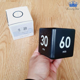 Temporizador Pomodoro Digital Cubo 15 20 30 60 Min Estudio O Negro Cubo