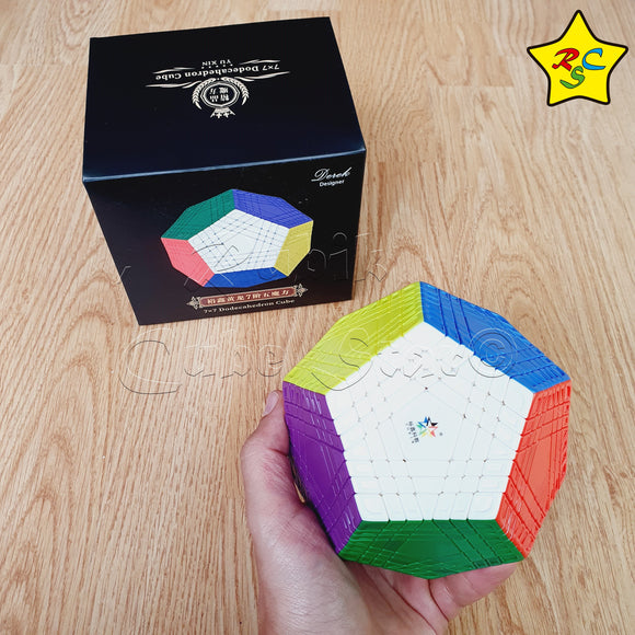 Teraminx Yuxin Megaminx 7x7 Cubo Stickerless Sculpture