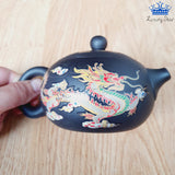 Tetera Dragon Temperatura Cambia Color Arcilla Morada China