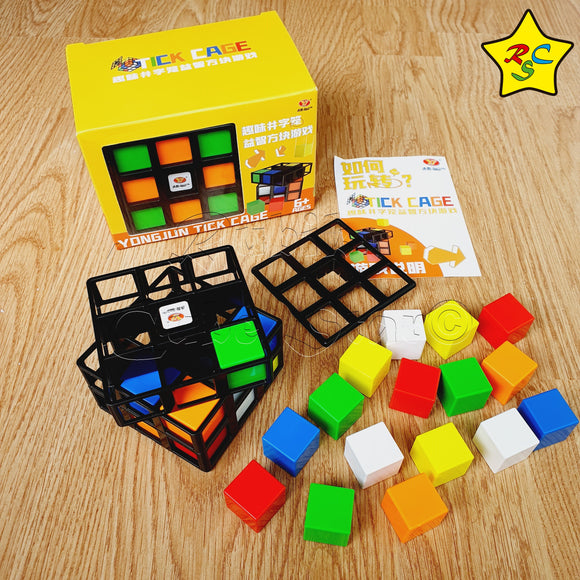 Triqui 3d Battle Tick Cage Cubo Destreza Mental Yj