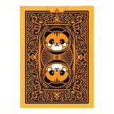 Cartas Poker Tiger Bicycle Naranja Negro Tigre Air Cushion