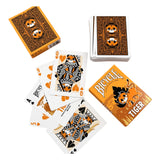 Cartas Poker Tiger Bicycle Naranja Negro Tigre Air Cushion