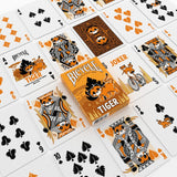 Cartas Poker Tiger Bicycle Naranja Negro Tigre Air Cushion