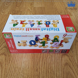 Tren Numeros Madera Aprende Carros Ruedas Infantil 11pc