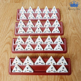 Domino Triangular Alta Calidad Fichas Pesadas Juegos Familia