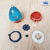 Trompo 5 Estrellas Metalizado Cuerda Accesorios Trucos Juego