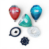 Trompo 5 Estrellas Metalizado Cuerda Accesorios Trucos Juego